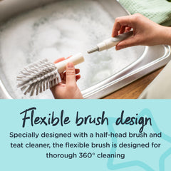 Tommee Tippee Closer to Nature half-head design for 360° cleaning