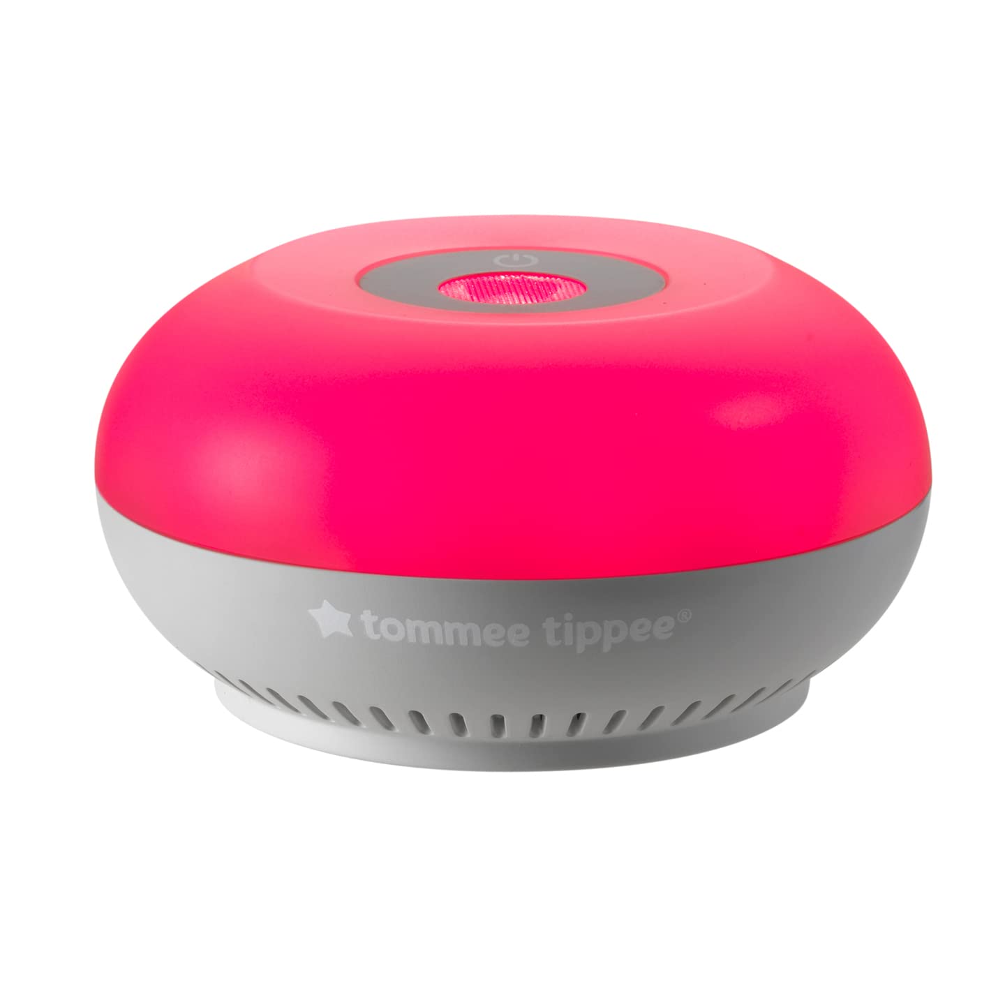 Tommee Tippee Dreammaker pink noise module creates soothing womb-like sound for baby sleep.