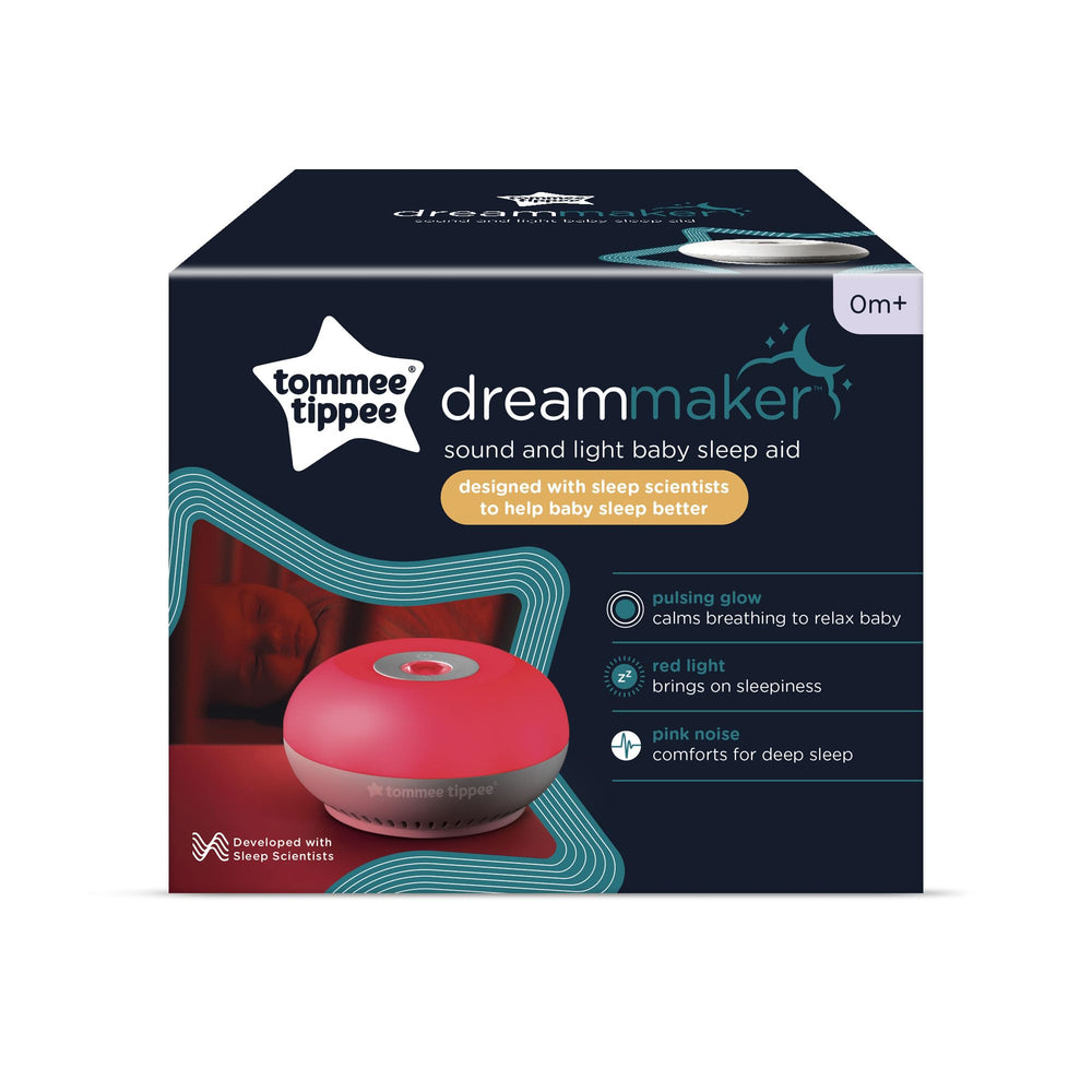 Tommee Tippee Dreammaker red night light provides a gentle glow to support relaxed night-time routines.