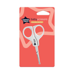Tommee Tippee Essential Basics Baby Scissors compact size 15x9cm for travel