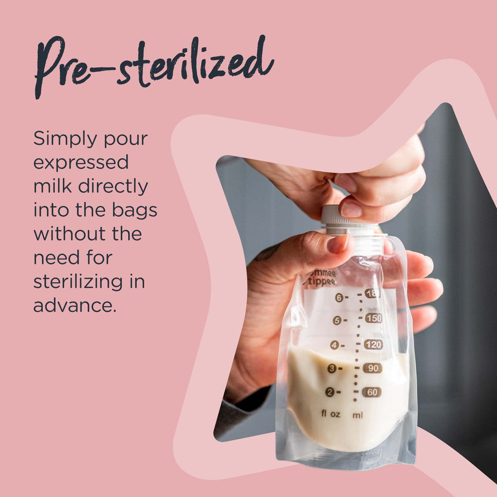 Tommee Tippee Express and Go breast-like nipple provides comfortable latch