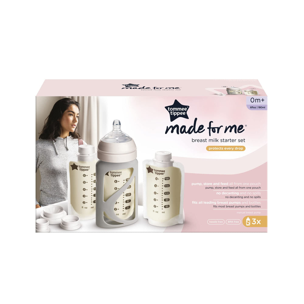 Tommee Tippee storage pouches designed for fridge or freezer, preserving freshness
