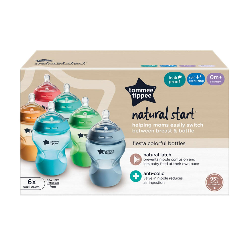 Tommee Tippee Natural Start BPA-free bottle for safe everyday use.