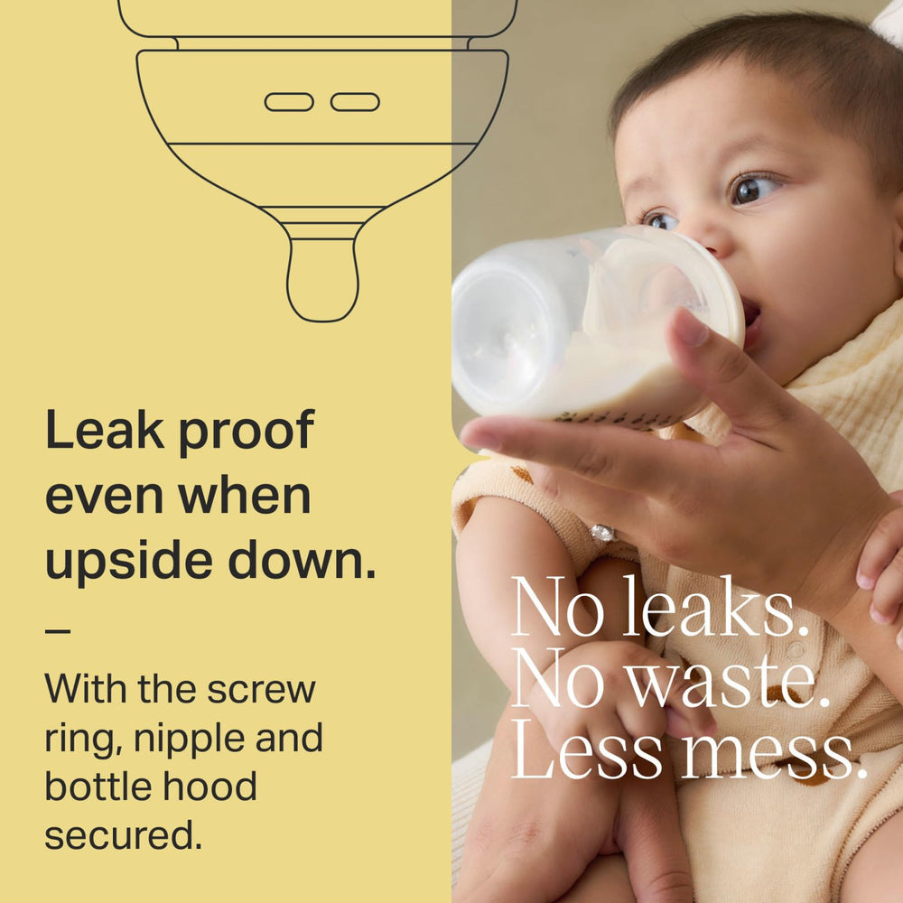 Tommee Tippee Natural Start pace-feeding design supports baby-led feeding pace