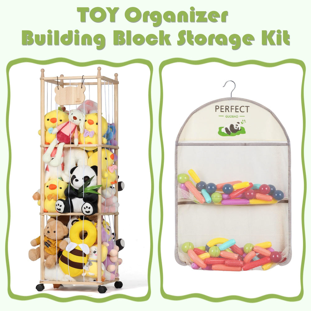 TOMSHUB-building-block-storage-bag neatly holds blocks for clutter-free playtime and easy access.