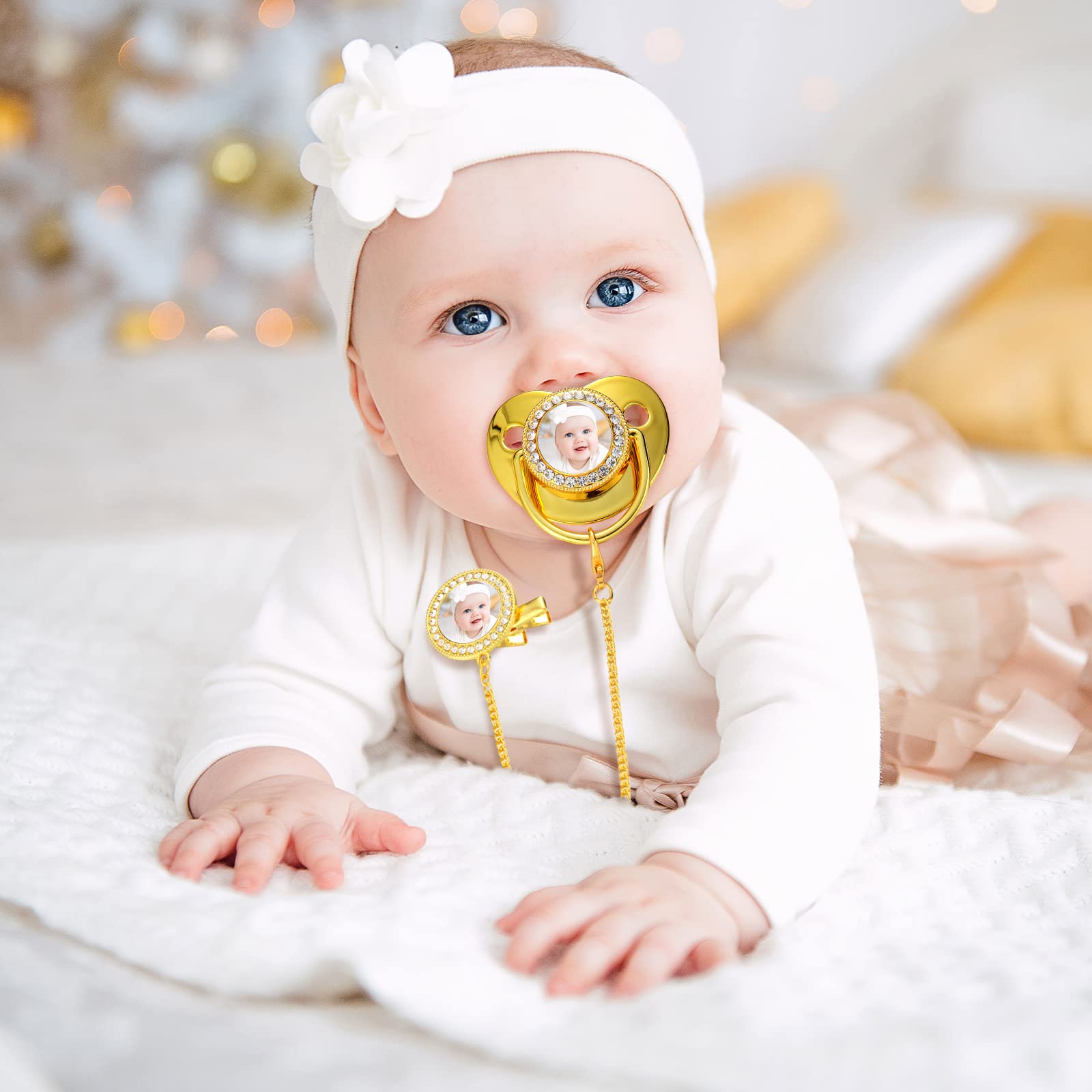 TONDIAMO pacifier clip metal clip secure attachment