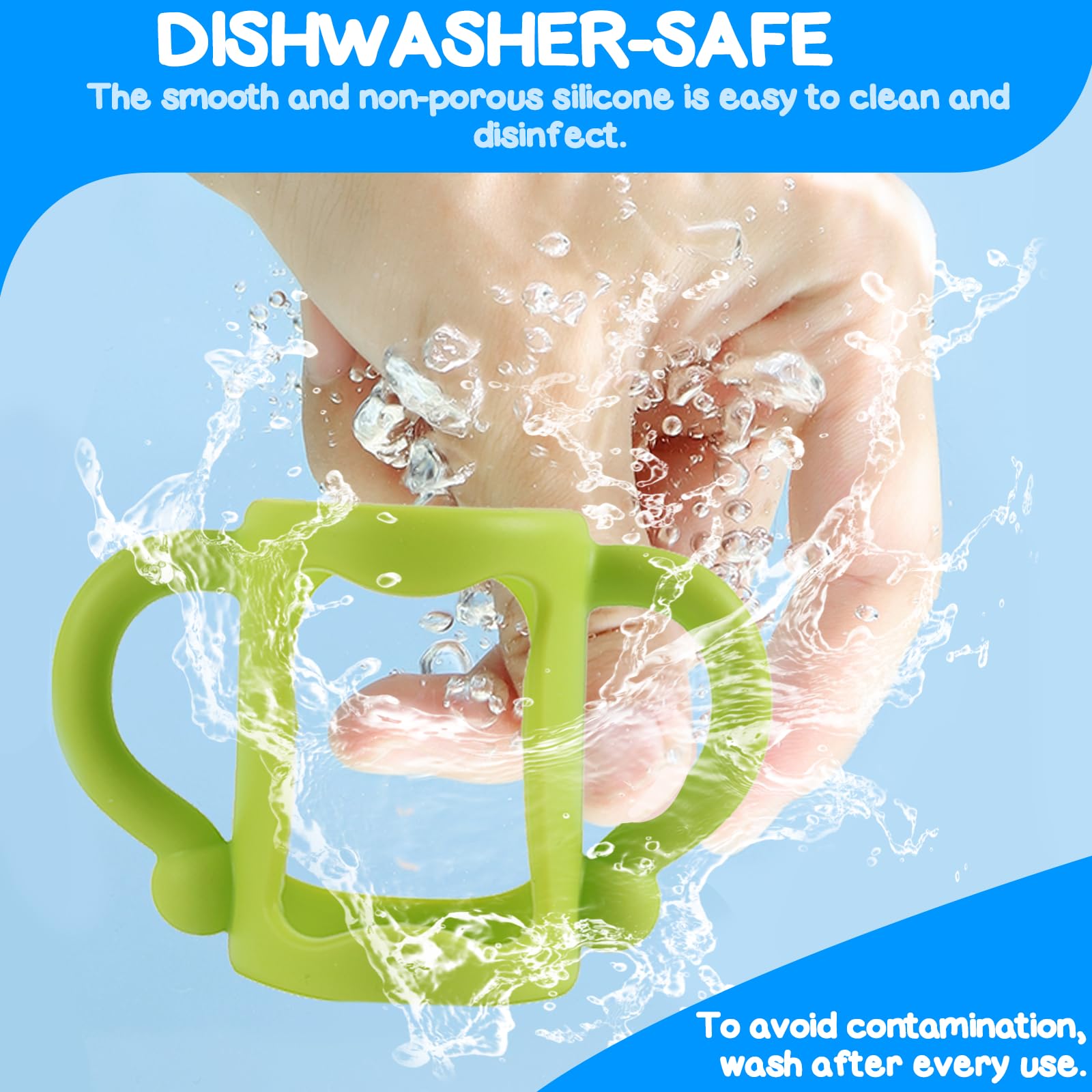 TonGass dishwasher-safe bottle handles for easy cleaning after meals