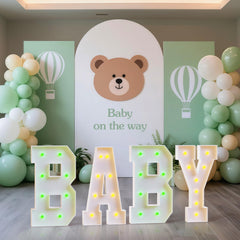 Tongjoy baby marquee letters timer function automates lighting for parties