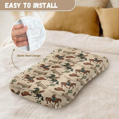 Tongluoye cover uses soft stretch material for gentle baby resting