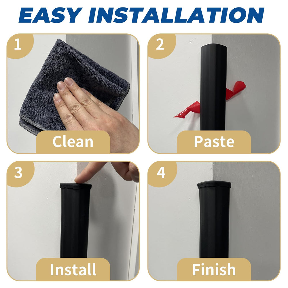 TONGMO easy installation with peel-and-stick backing for quick setup