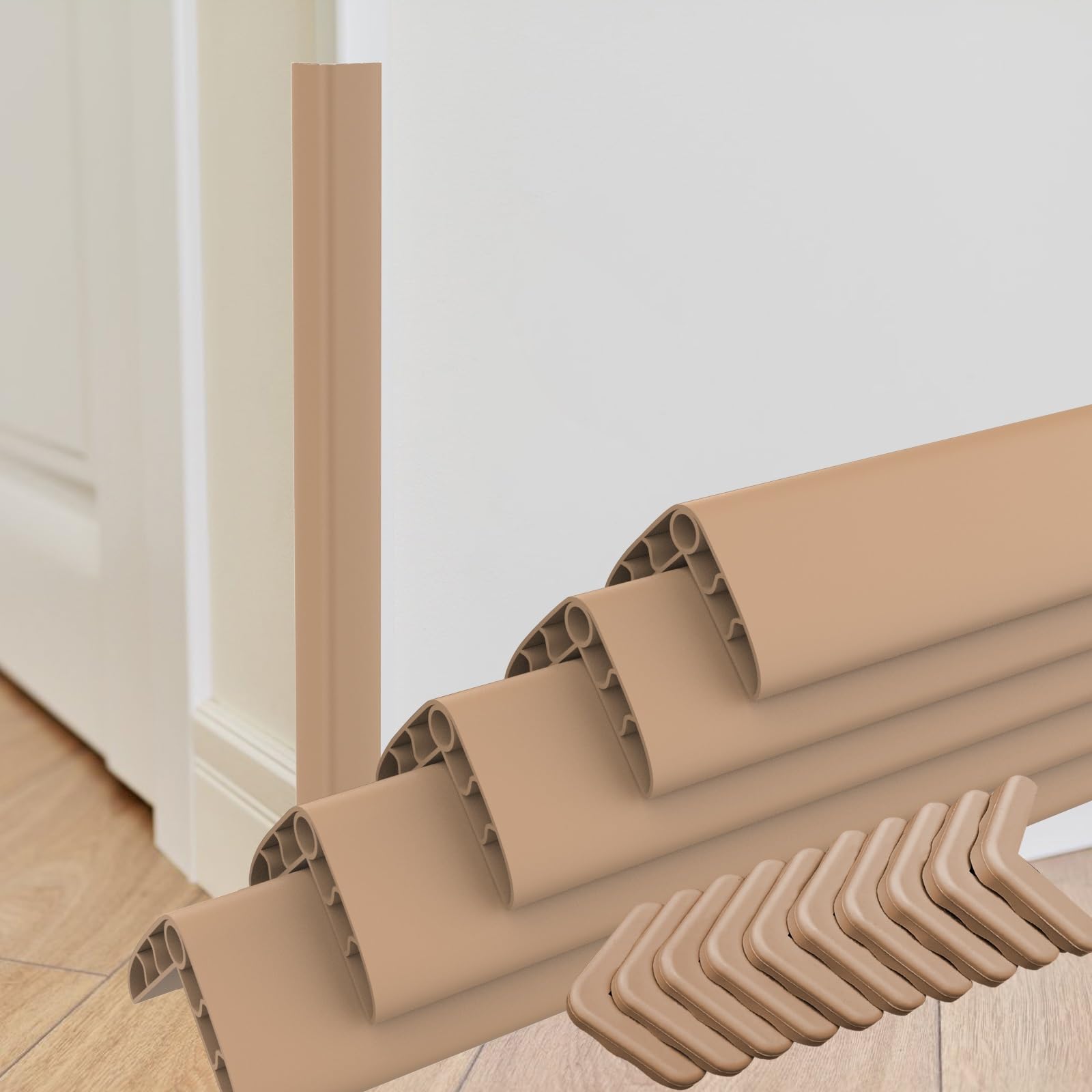 Tongmo wall corner guard 36-inch roll protects kids from sharp edges.