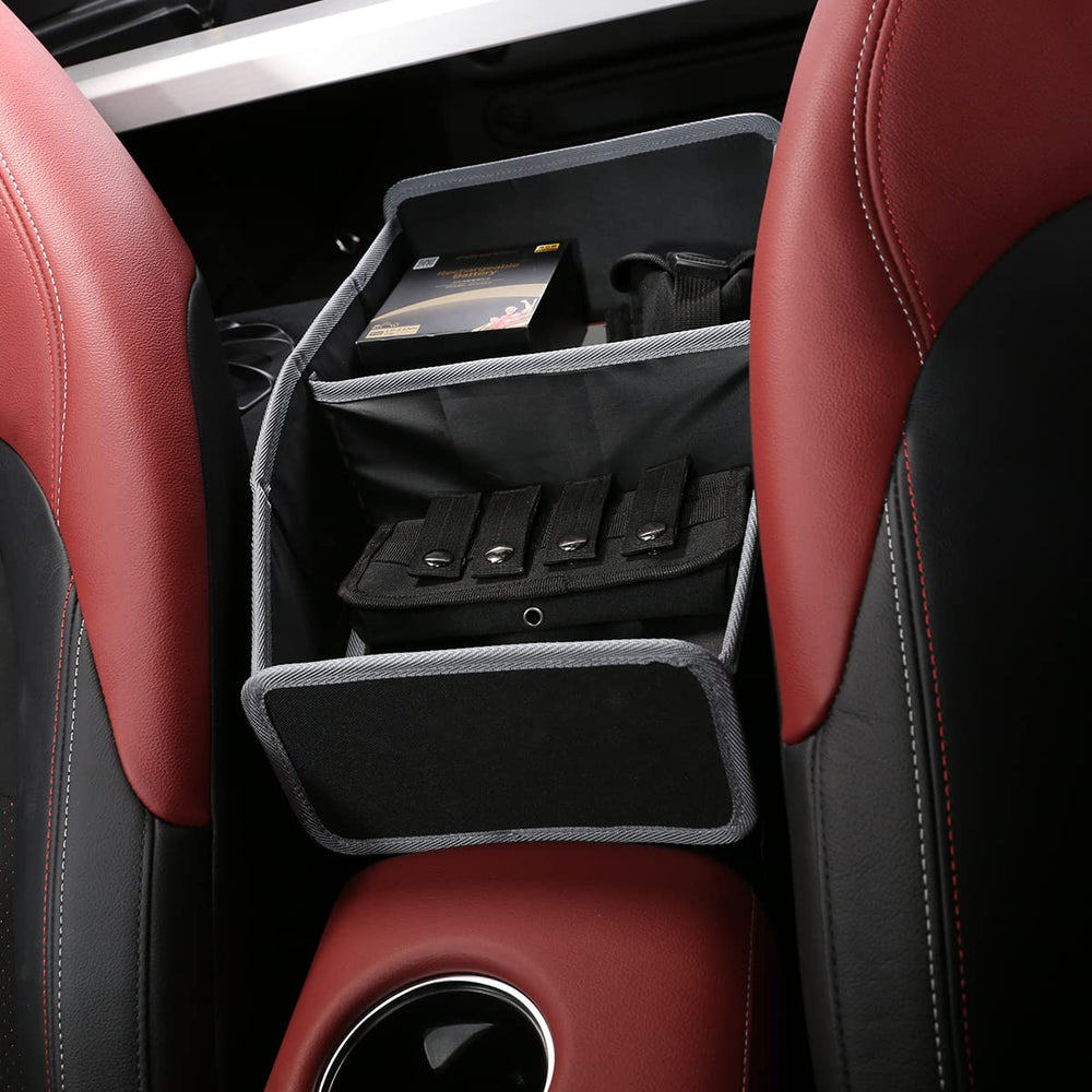 TongSheng car seat organizer foldable storage saves space when not in use.