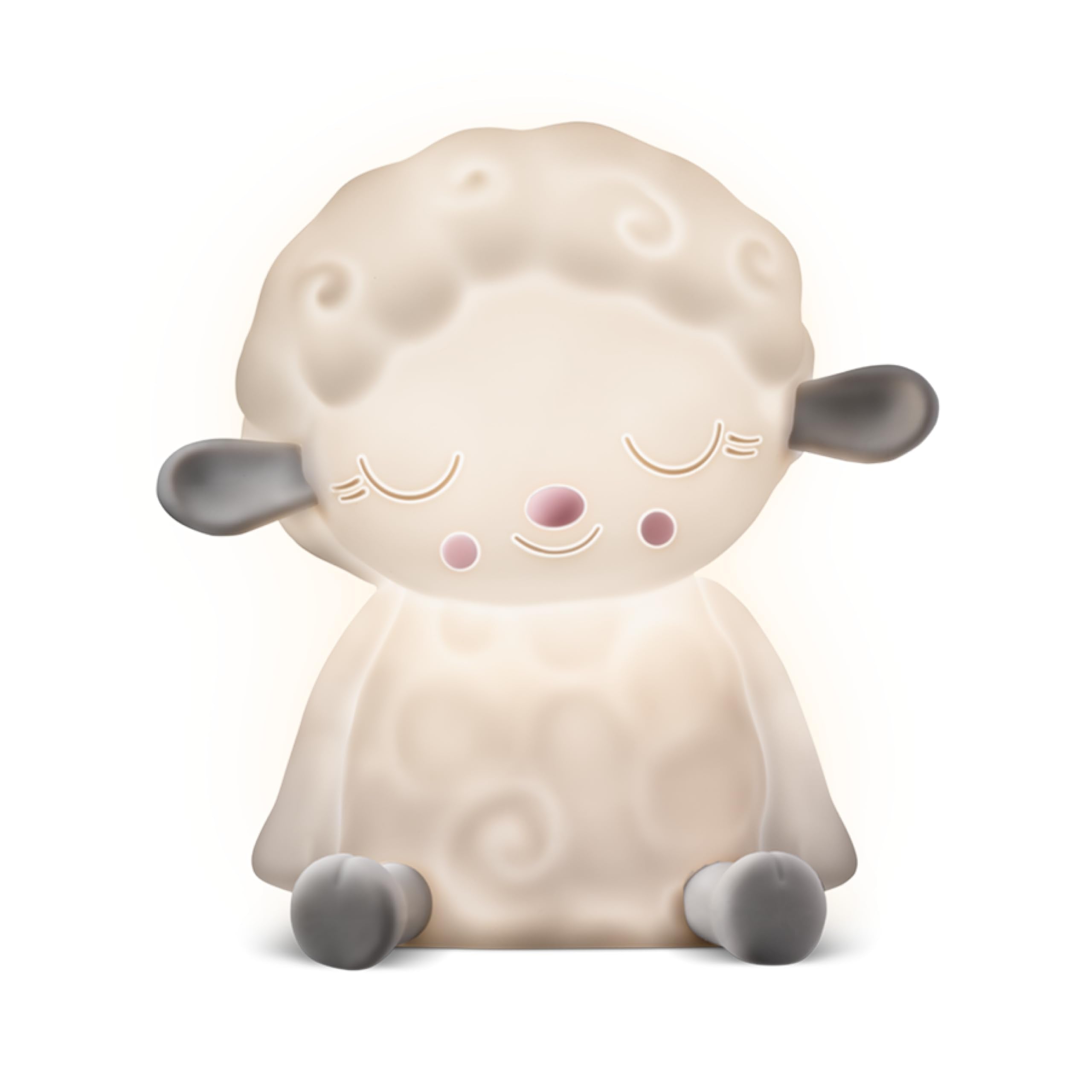 Sunrise alarm and Sleep Timer hint at gentle wake and bedtime routines.