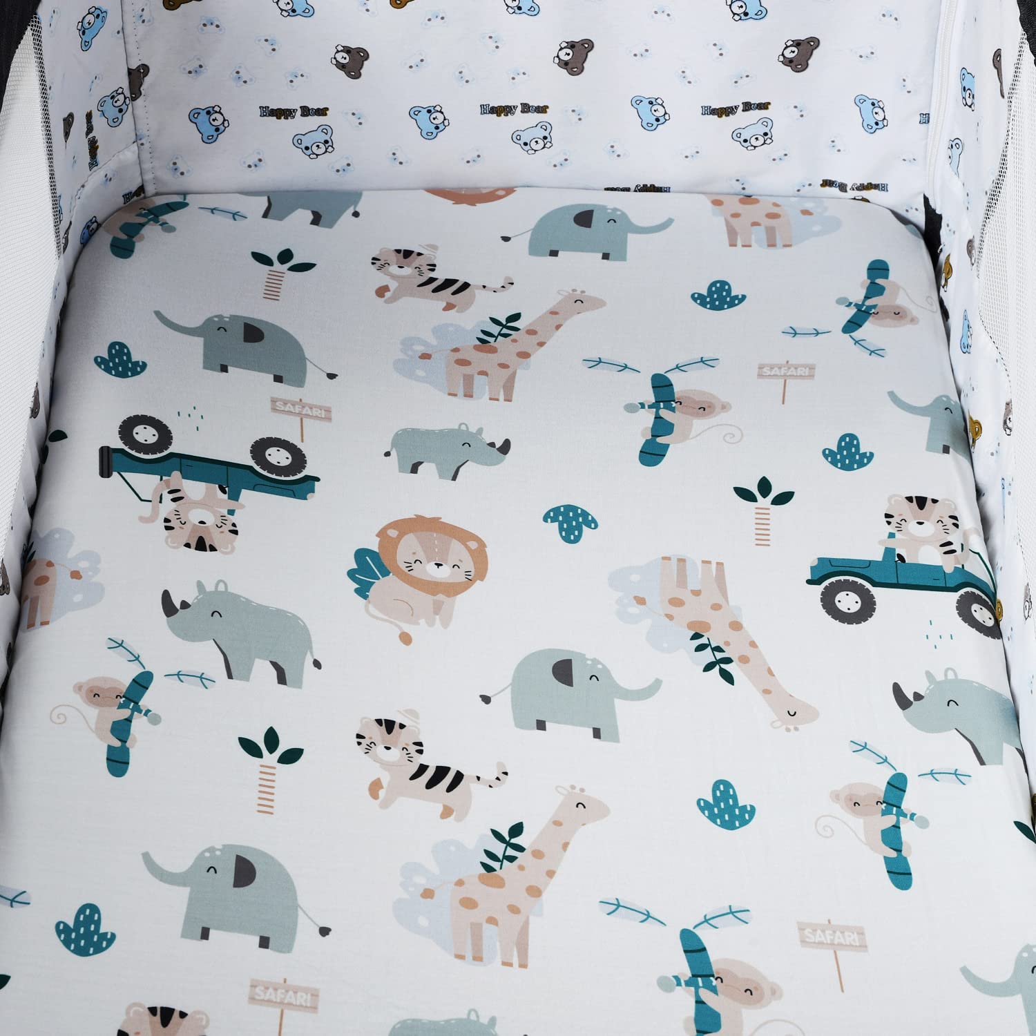 Tontukatu Bassinet Sheet Elastic Edge delivers snug-fit coverage on bassinet pads