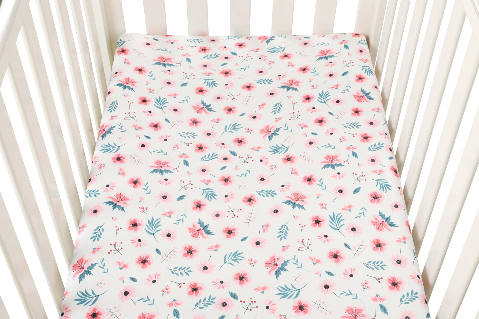 Tontukatu pack n play sheet 360 elastic fit for universal compatibility