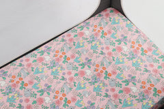 Tontukatu pack n play sheet pink solid for easy outfit changes