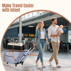 Tonyeee car seat travel bag side pocket stores small essentials within easy reach.