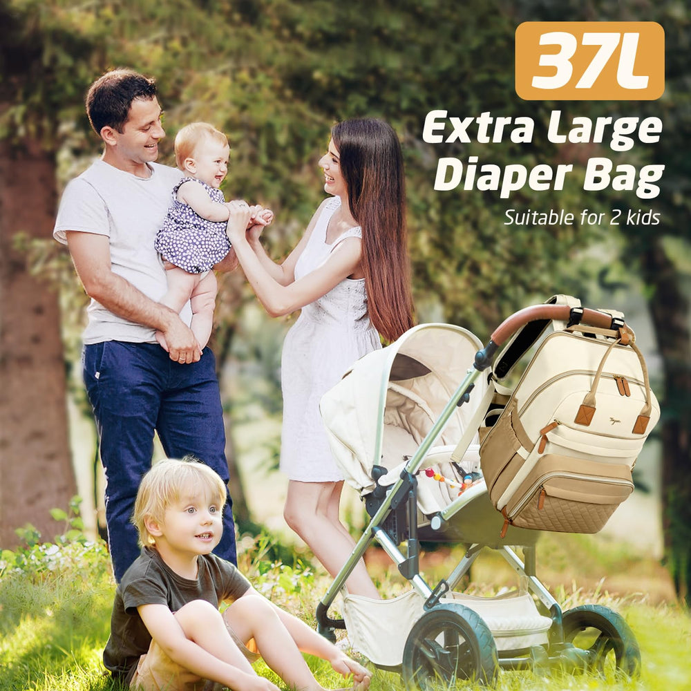 Tonyeee diaper bag backpack changing pad included for on-the-go changes