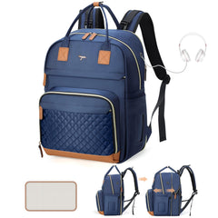 Tonyeee diaper bag backpack expandable demonstrates roomy capacity for twins' essentials on travel
