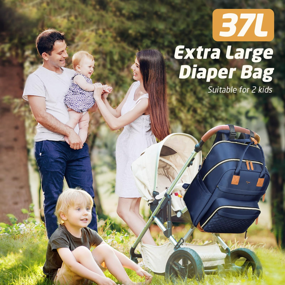 Tonyeee diaper bag backpack insulated pockets keep bottles and snacks cool during outings
