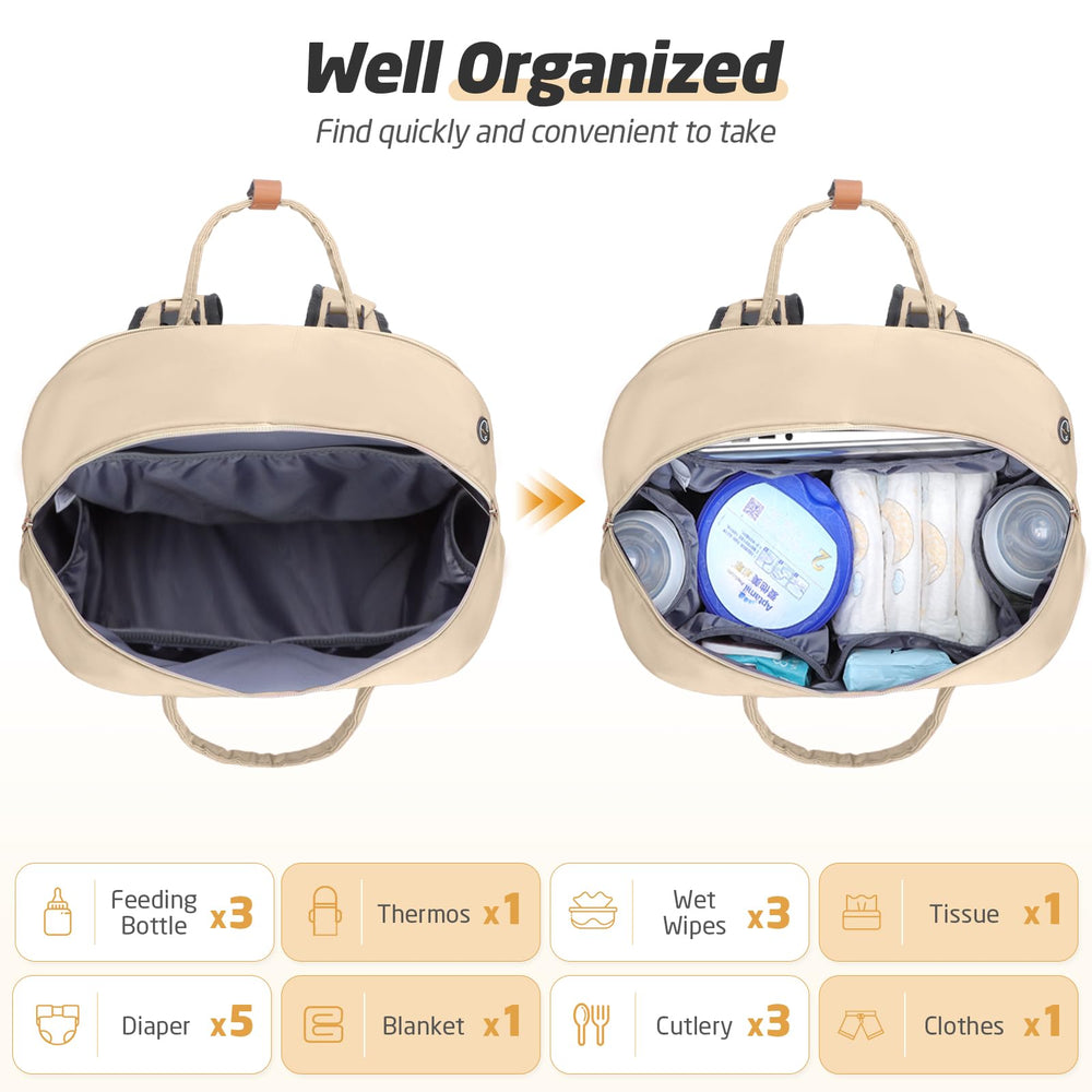 Tonyeee changing pad included for on-the-go diaper changes