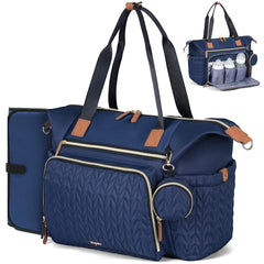 Tonyeee diaper bag quilted material showcases durability and style for everyday parenting.