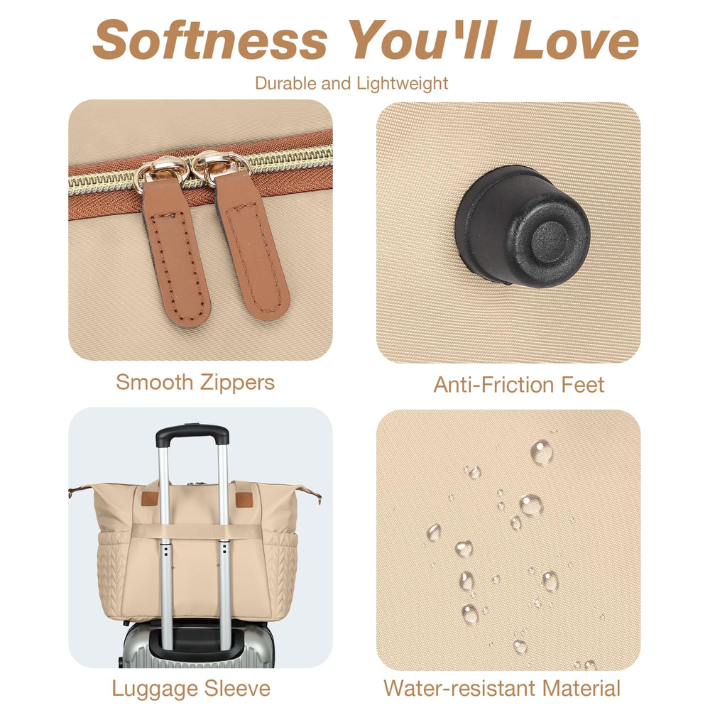 Tonyeee diaper bag tote detachable shoulder strap enables crossbody or handbag wear.