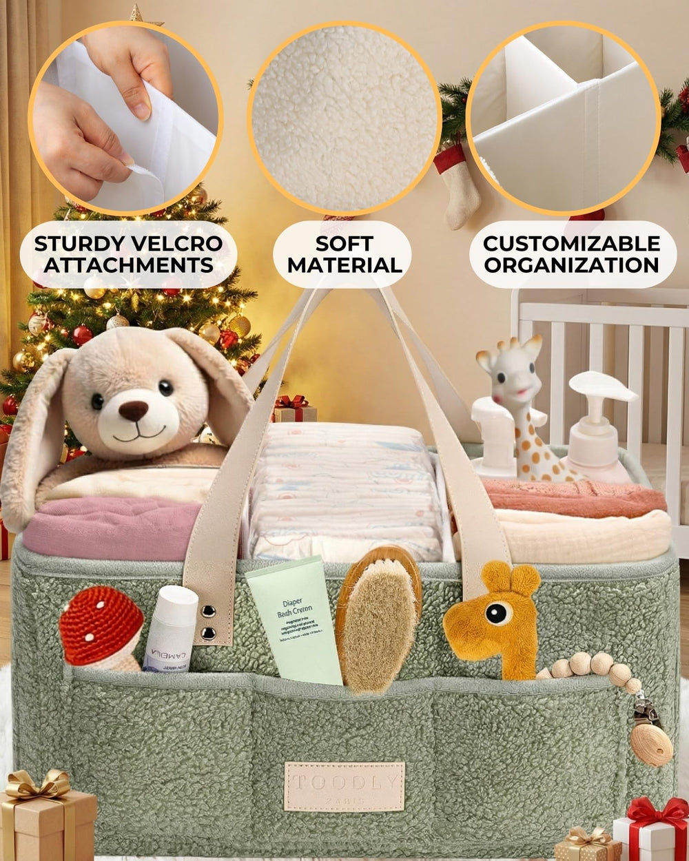 Toodly teddy fleece design adds cozy, gender-neutral style