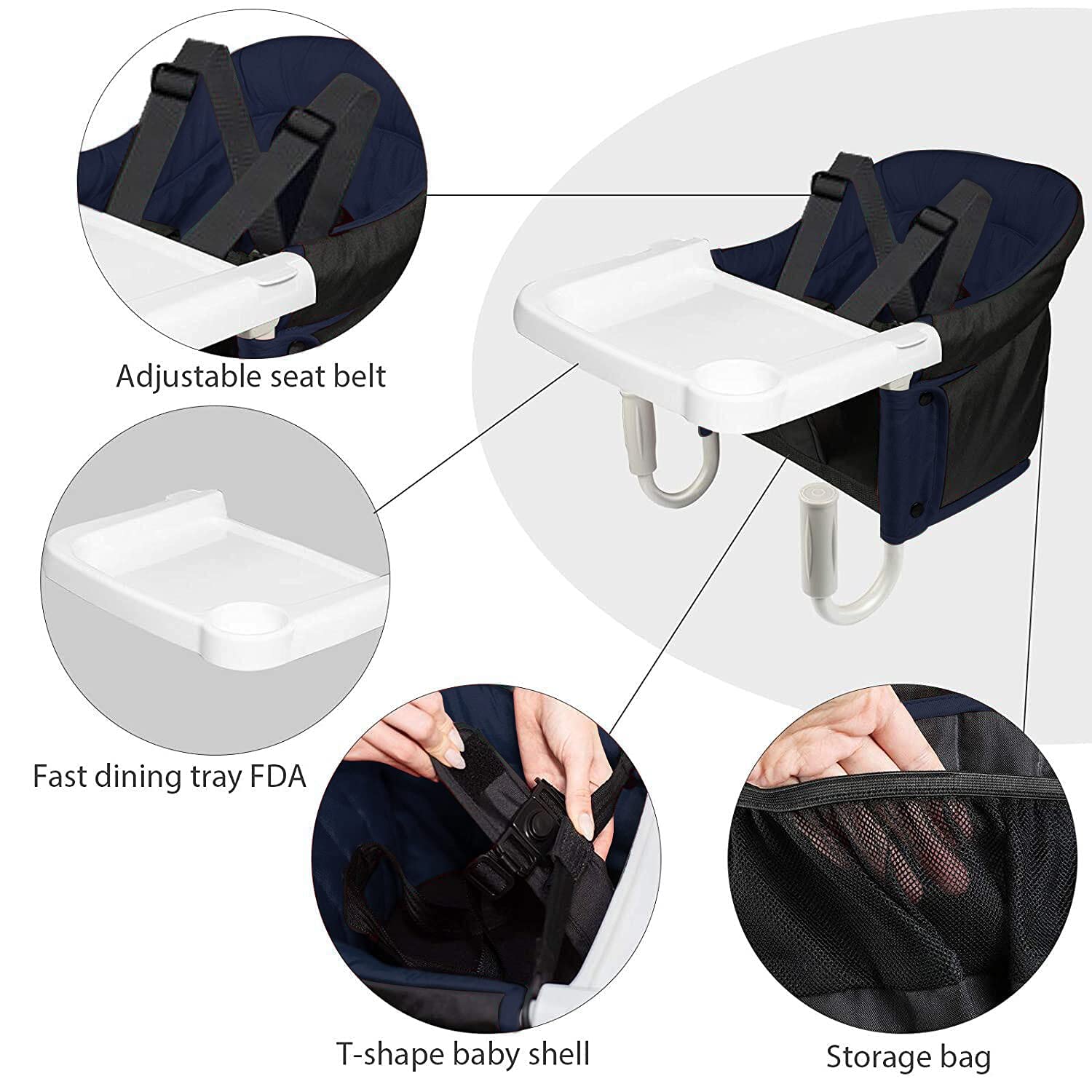 TOONOON foldable travel bag for compact storage after meals.