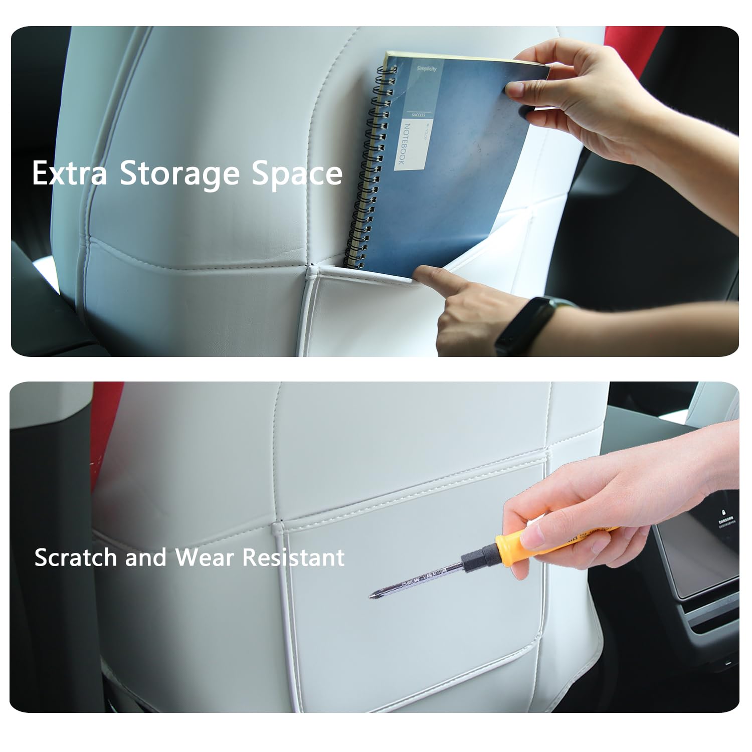 TOPABYTE waterproof surface resists spills and mud for easier cleaning