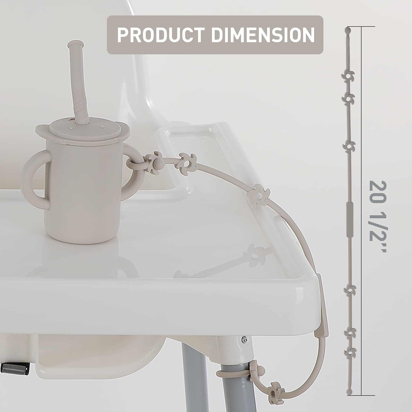 TOPGOMES silicone straps are dishwasher-safe and easy to sanitize between uses.
