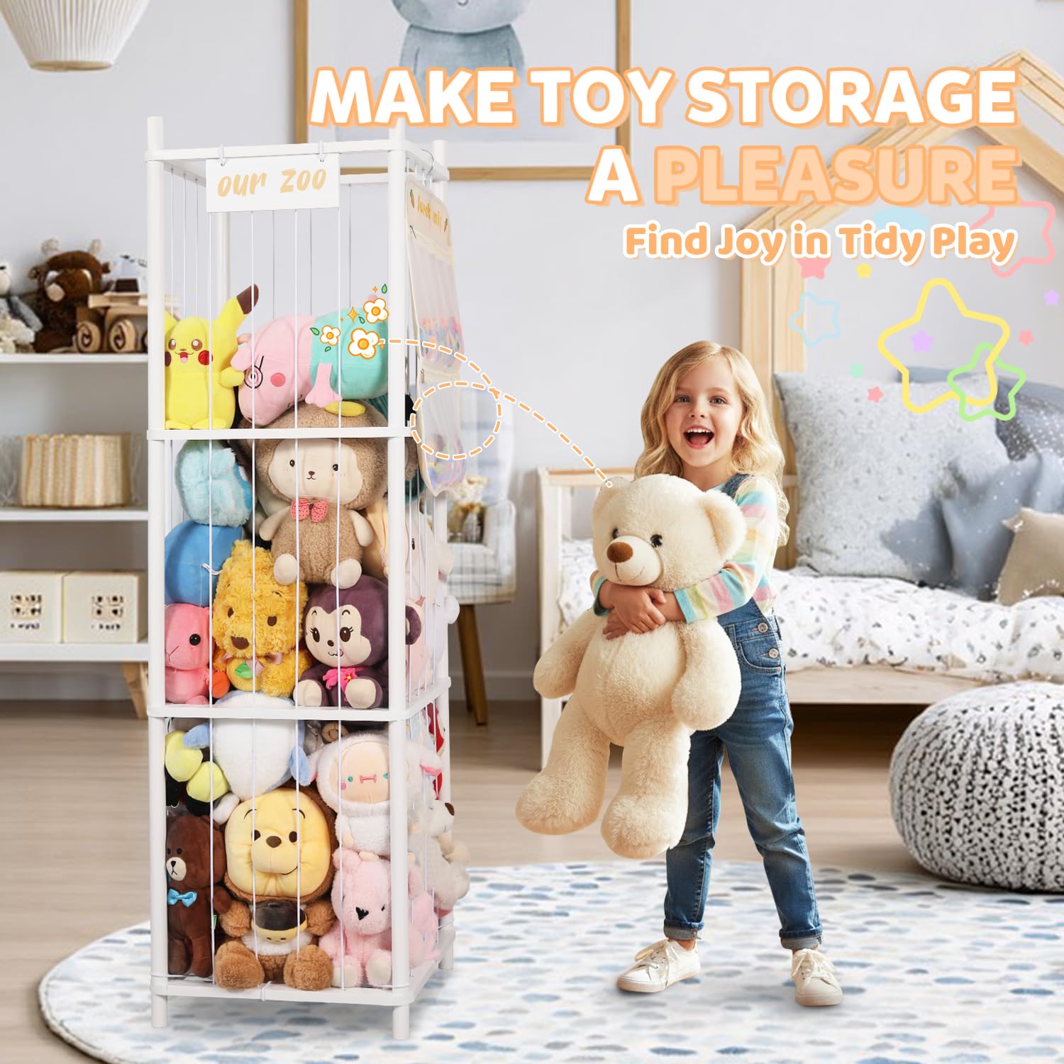 TOPHDY gift-for-kids-room idea encourages tidy rooms and imaginative play.