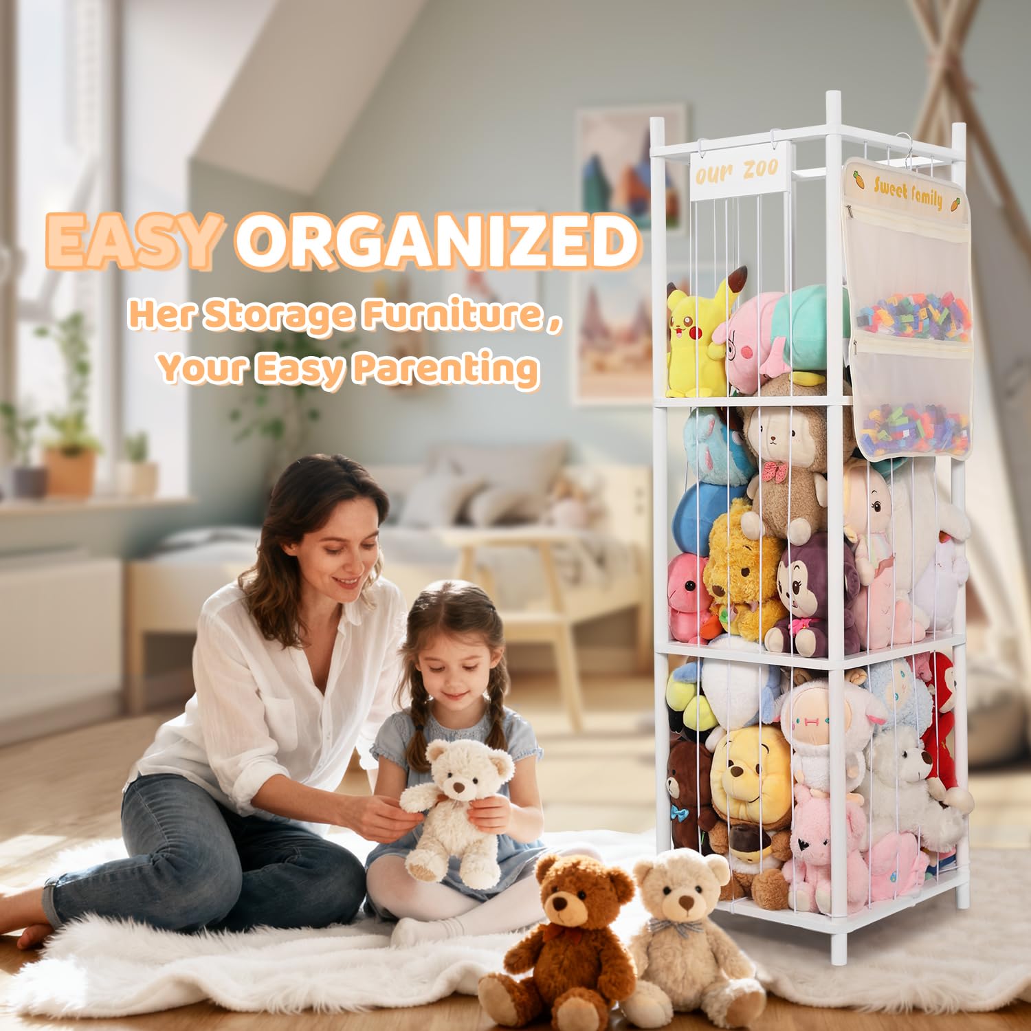 TOPHDY soft-sanded-edges ensure safe play around little ones.