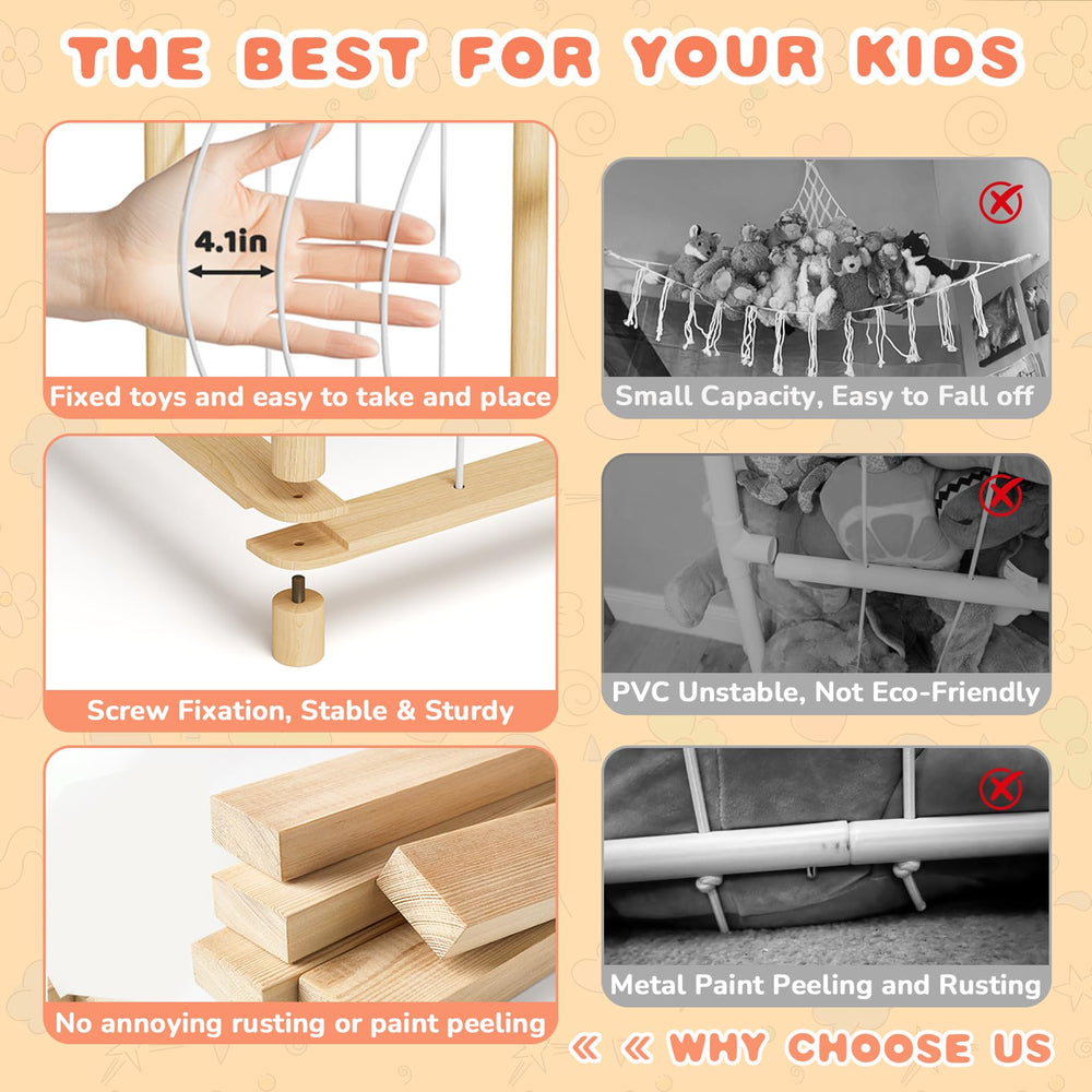 TOPMELON chamfered-edges ensure kid-safe, smooth corners