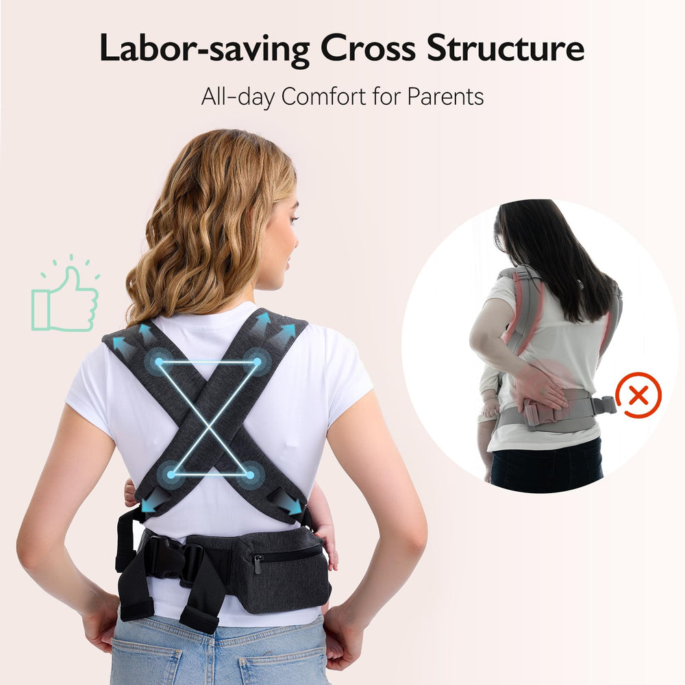 Topmeta newborn carrier suited for daily-use activities