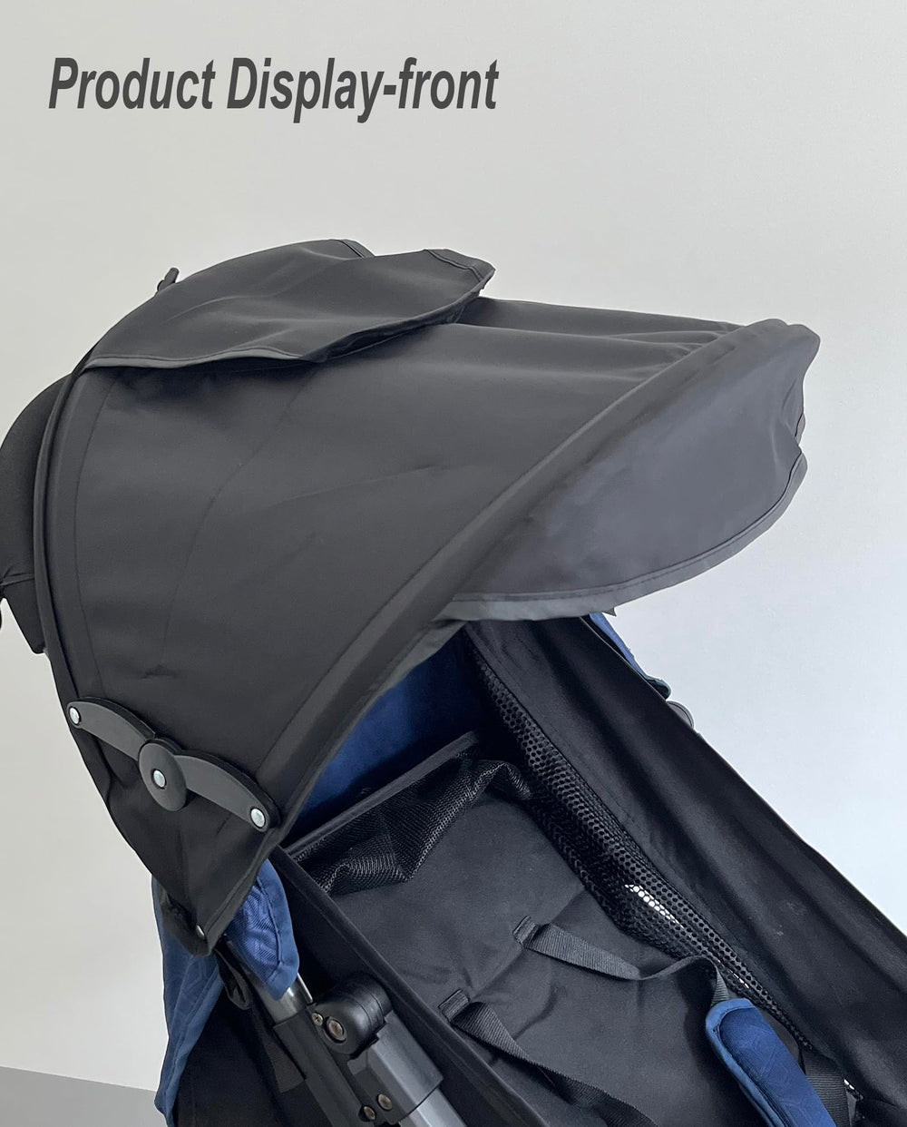 TOPOQ sun shade back pocket detail shows easy storage
