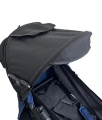 TOPOQ universal stroller sun shade cover front view protects baby from sun