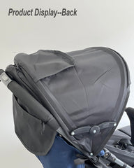 TOPOQ side coverage view demonstrates adjustable shade for comfort