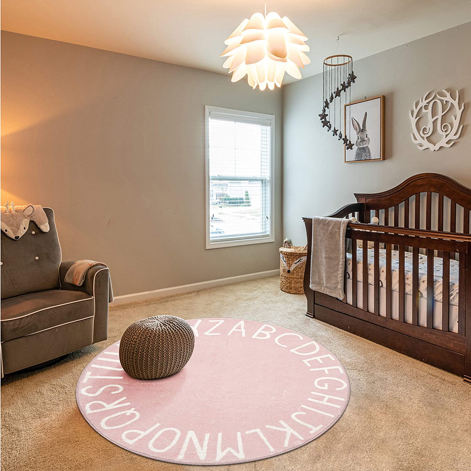 Topotdor extra large play rug provides ample space for learning games and imaginative play.