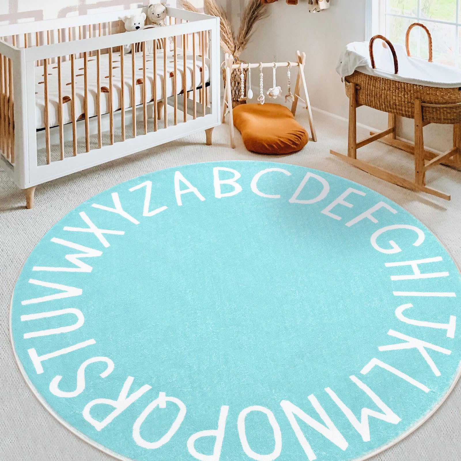 Topotdor machine washable rug ready for easy maintenance after messy play