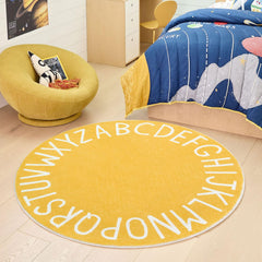 Topotdor rug with non-slip backing keeps kids safe on hard floors