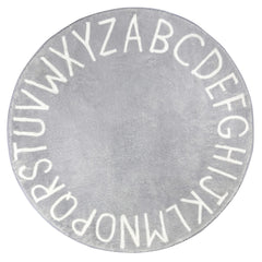 Topotdor round kids play rug full view shows spacious 71-inch surface for toddler play.
