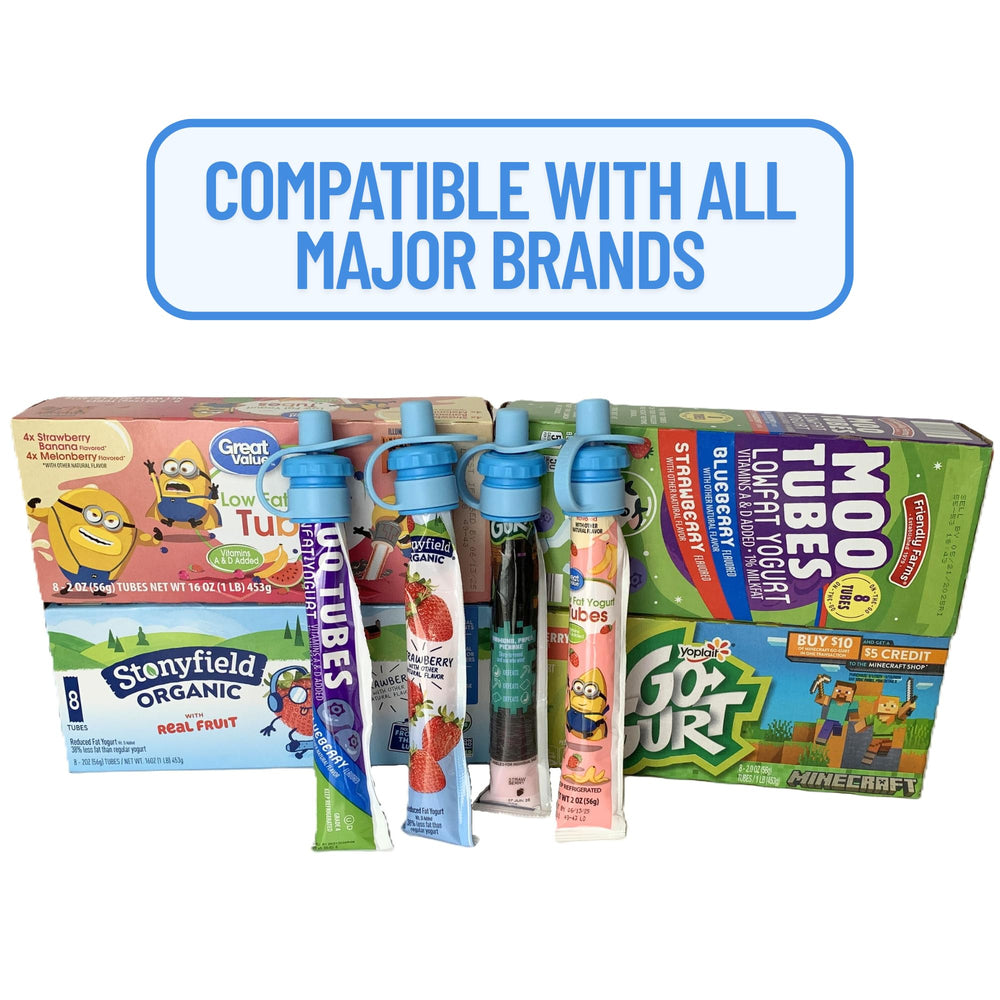 Toppie Topper cap with pull ring helps kids open snacks independently