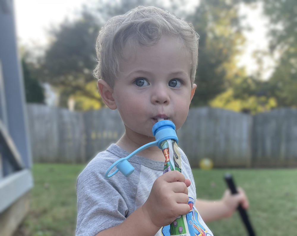 Toppie lunchbox-friendly pouch-style snack for on-the-go families