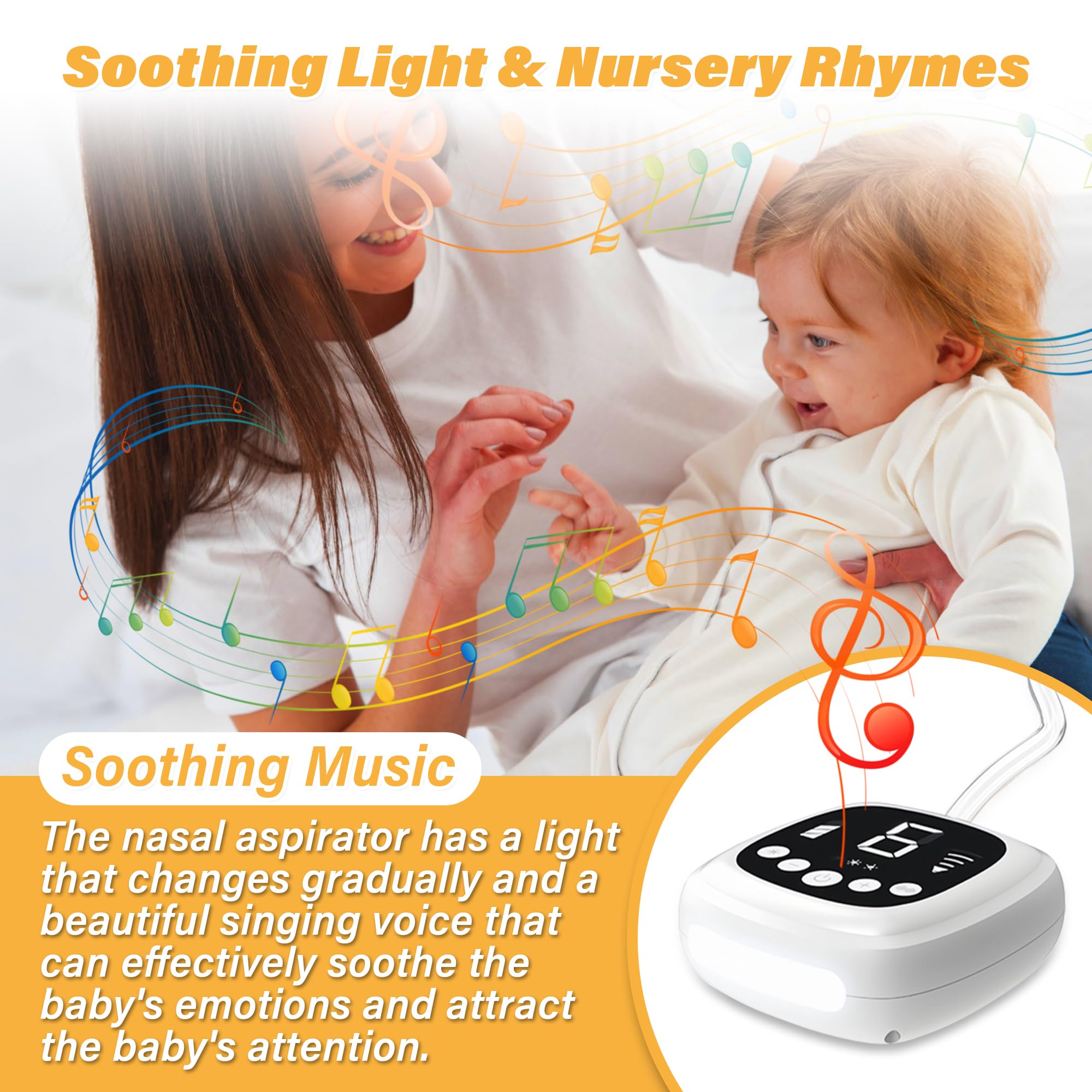 TopQuaFocus lullaby volume and brightness options support calm routines.