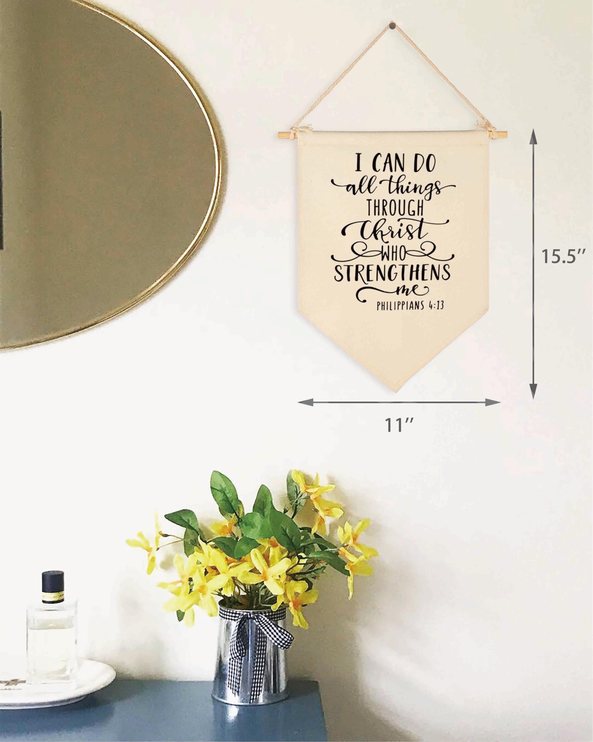 Topthink Bible verse banner suits baby showers and birthdays as a meaningful decoration.