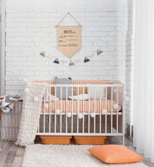 Topthink beige banner enhances living spaces with lightweight, easy-to-hang nursery decor.