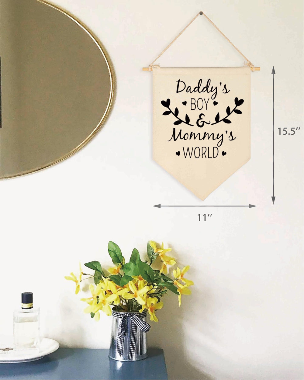 Topthink banner makes a thoughtful gift for baby showers or kids' rooms