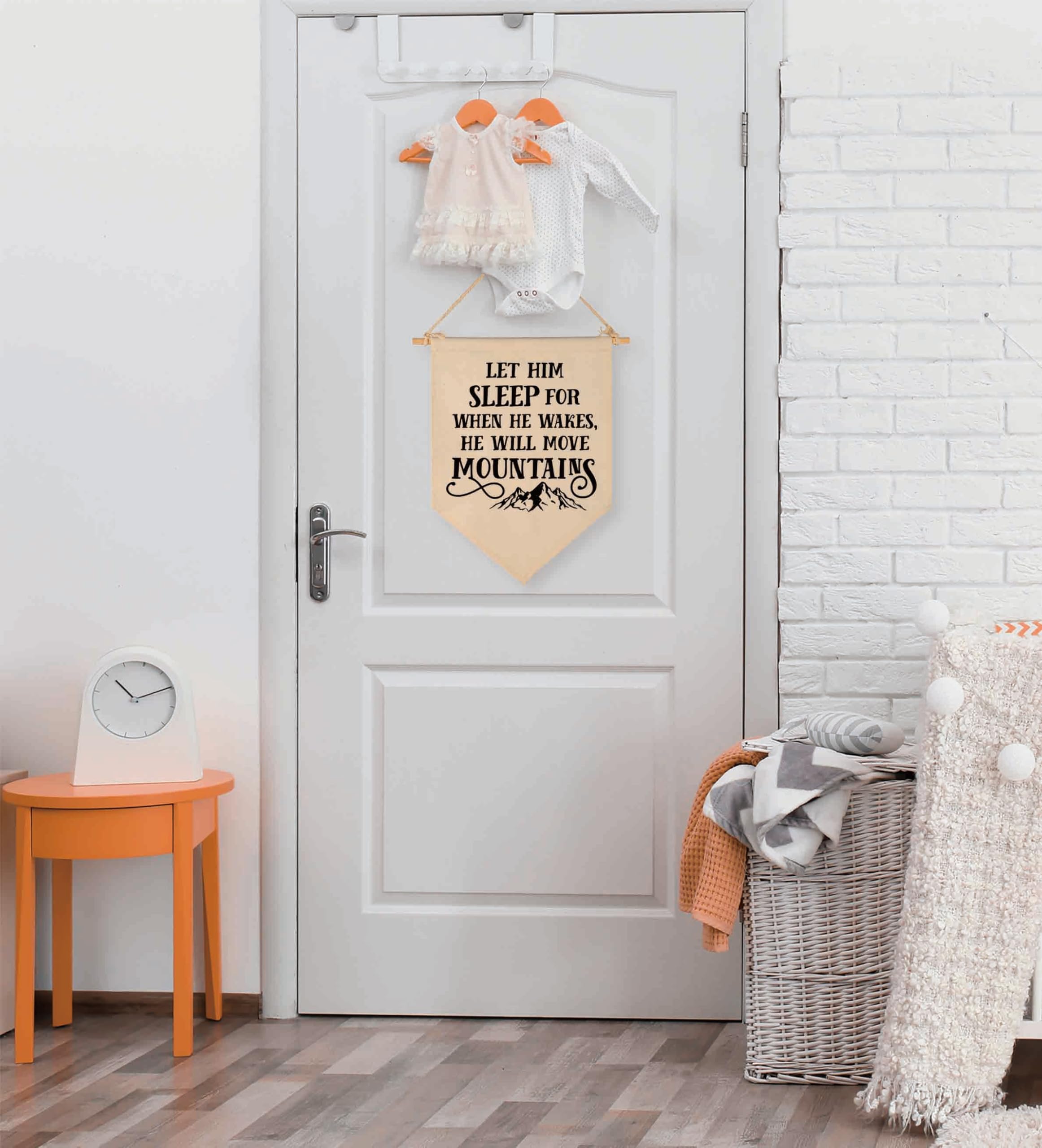 Topthink front porch banner beige adds welcoming decor
