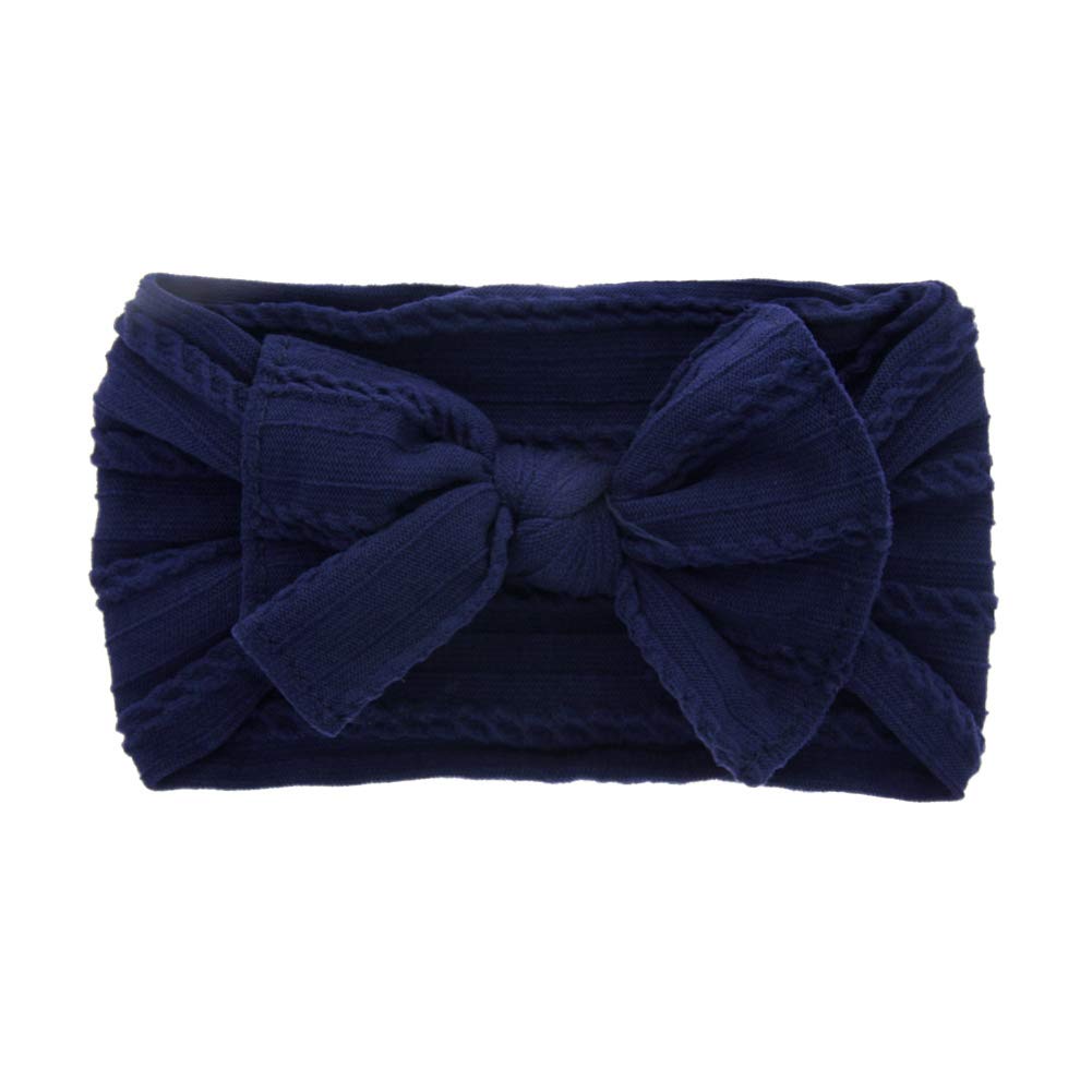 Toptim baby bow headband knotted closeup soft texture versatile style for photos
